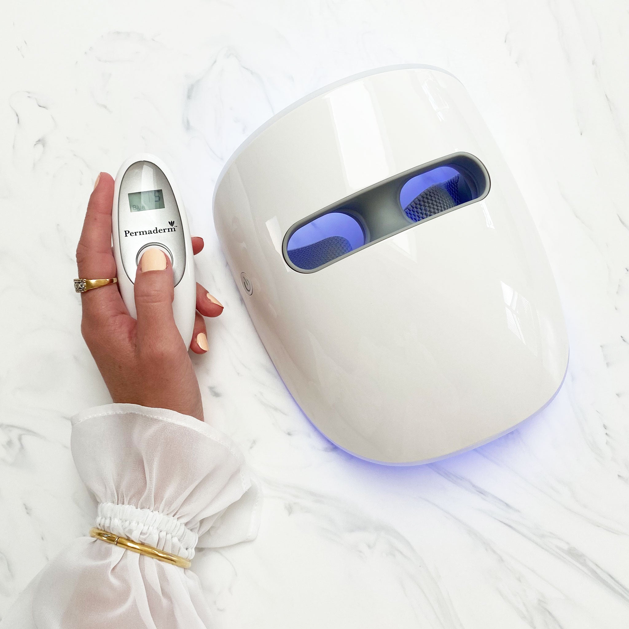 Permaderm Boost LED Mask - Wireless Face Mask for Anti-Ageing and Acne