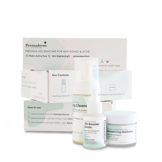 Permaderm LED Booster Skincare Set